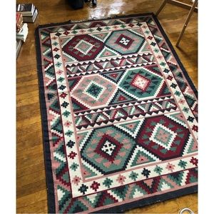 Vintage kilometer rug 4x6
